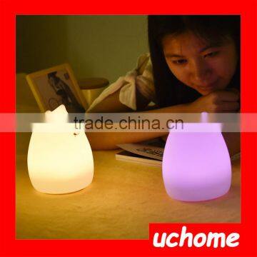 UCHOME China Wholesale Auto Change Color Silicone Night Light For Gift Promotion photo-4
