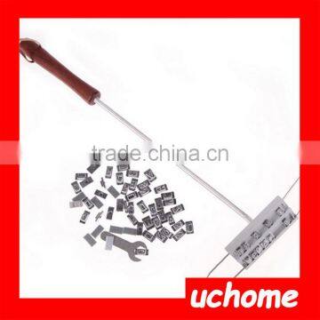 UCHOME BBQ DIY Tools Branding Iron With Changeablw Letters, Bbq Branding Iron photo-3