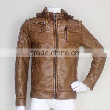 Kawasaki Custom PU Leather Motorcycle Jackets