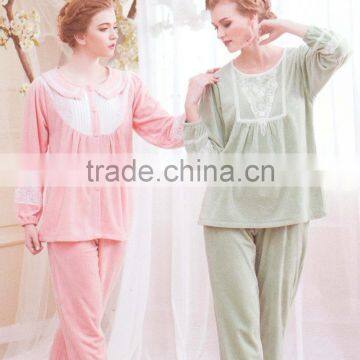 ladies night wear family pajama set sleepwear for women