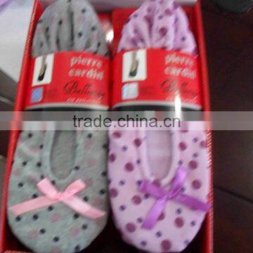 Soft Velvet Women Ballerina Shoes for Dancing With Velvet Fabric photo-6