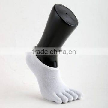 white color five toe sock