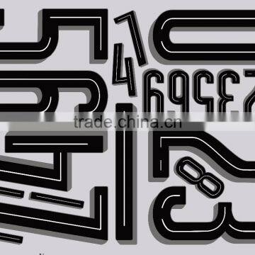 DIY Sports Jersey Number Screen Printed Custom Heat Transfers for Shirts photo-3