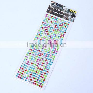 Wholesale Custom Diy Self Adhesive Back Glue Acrylic Rhinestone Sticker