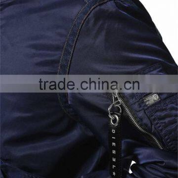 MGOO 2017 New Style Custom Jackets Bomber Long Sleeves Front Pockets Zip Up Mens Jackets Manufacturer photo-6