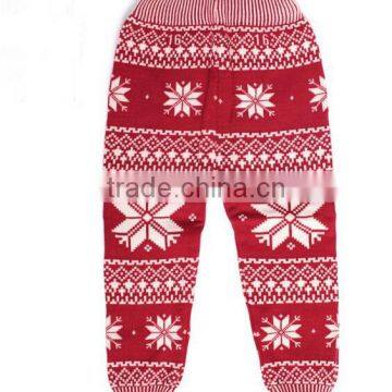 wholesale boys gilrs child baby christmas lycra spandex knit snowflake tights