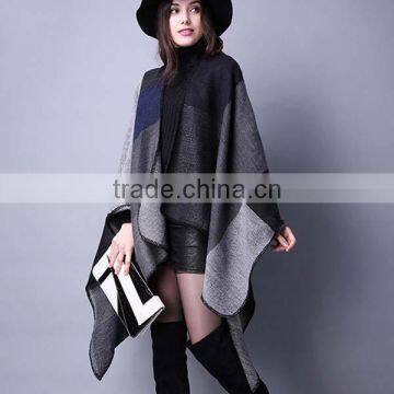 Western Wind 2017 New Spring Style Women Scarf Grid Printed Many Colors Imitated Cashmere Material Ladies Cloak photo-2