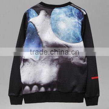 Wholesale Clothing Skull Printed Sweatshirt Sublimation Print Sweatshirt photo-2