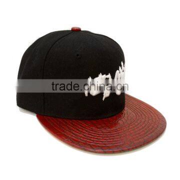 New Design Blank Crocodile Skin Snapback Hats photo-2