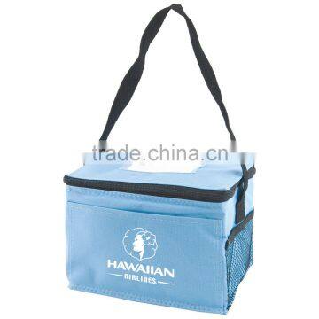 Economy Insulated Lunch Bag - Features a U Zipper Top Opening, Various Pockets and Comes With Your Logo. photo-3