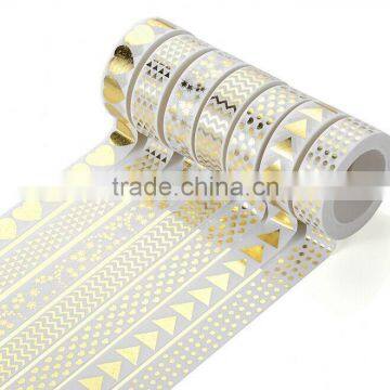1.5cm*10m Washi Tape Hot Stamping Tape Planner Accessories photo-2