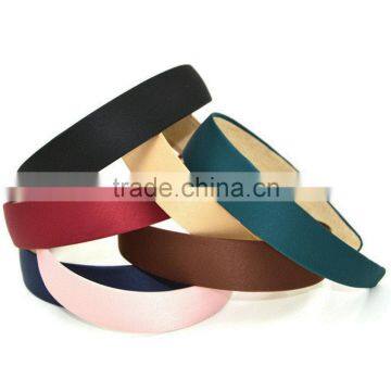 Fashion Colorful Plastic Headband Satin photo-2
