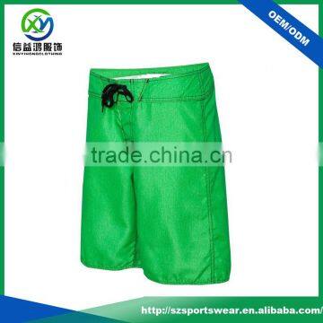 High Quality 95%Polyester 5%Spandex Woven Men's Sport Shorts With Black Rope photo-2