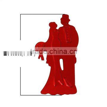 PVC Confetti Party Decoration Wedding Bride and Groom At Random photo-2