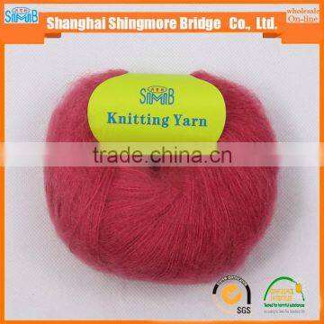 alibaba oeko tex standard supply free samples in high quality acrylic mohair yarn for hand knitting