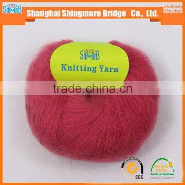Oeko Tex Standard Supply Free Samples in High Quality Acrylic Mohair Yarn for Hand Knitting