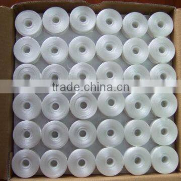 white prewound bobbin thread