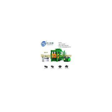 QT3-15 Automatic concrete block making machine, cement hollow brick making machine, fly ash brick making machine