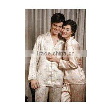 Unisex Jacquard Silk Pajamas