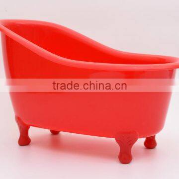 plastic mini bathtub for cosmetics container