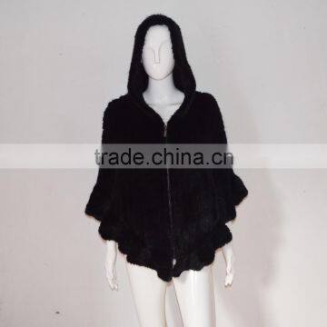 SJ467 Mexico Best Selling Mink Fur Woman Poncho