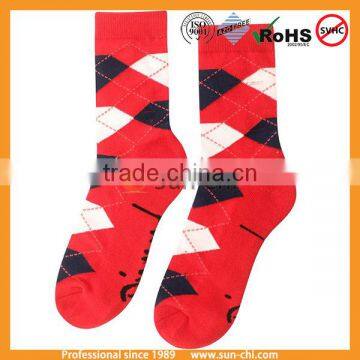 Cotton Diamond Pattern Baby Boy Socks photo-3