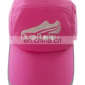 Hot pink embroidery logo golf cap sport cap baseball caps and hats