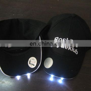 Opener & LED baseball cap double Multi-functional Caps unique baseball caps