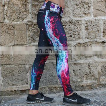 2017 OEM Design Private Label Leggings Women Comfortable Sweat Pants Fitness High Elastic Yoga Leggings