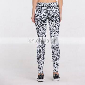 Fitness Black Girls 90% Polyester 10% Spandex Yoga Pants Wholesale