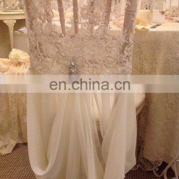 Charming Banquet Wedding Organza Sash photo-3