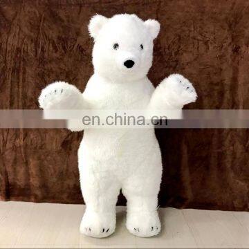 New design standing cute polar bear toy animal plush toy