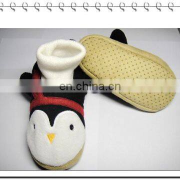 new arrival good quality penguin high cut animal child slippers