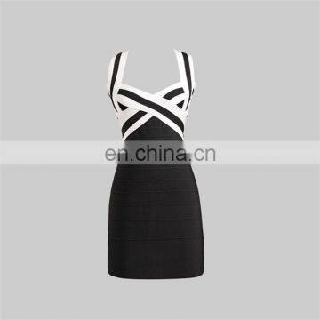 fashion women hot sale strappy sleeveless miami style hot dresses