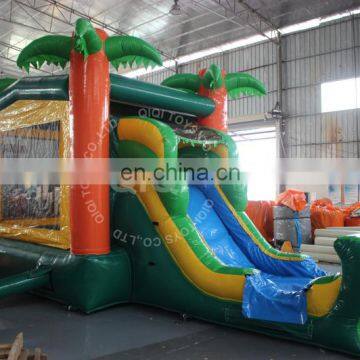 Jungle Theme Inflatable Bouncy Castle With Slide for Kids/inflatable Jumping Castle for Sale photo-4
