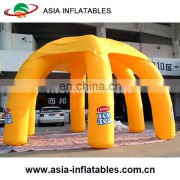 9Diam Yellow Giant Advertising Inflatable Spider Tent for Sale / 6 Legs Advertising Inflatable Dome Tent for sale