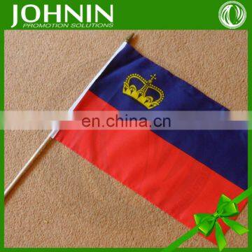 Eco-friendly Custom Advertise Outdoor Fabric Polyester Held Hand Flag photo-2