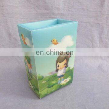 Rectangle cartoon Plastic 3D dustbin