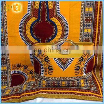 Good Quality African Handbag Matching Wax Fabric Lady Handbags G15121725