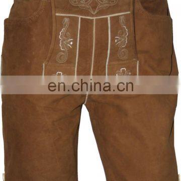 Trachtenpant for Men Short Length Dress Pants with Suspenders (Oktoberfest Clothing)