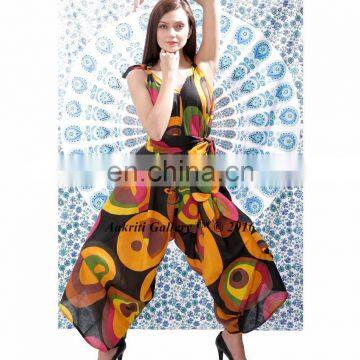 Indian Cotton Maxi Hippie Dress With adjustable Belt strap Summer Use Beach Dress for Girl