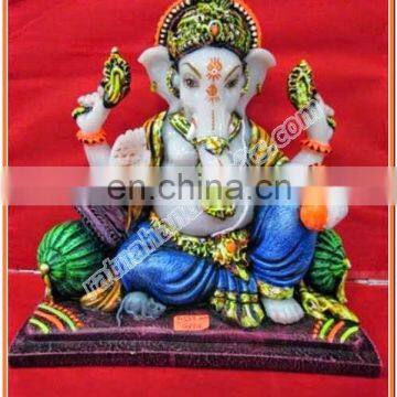 Ganesh Statue Resin Indian Handicrafts Gift Home Decor