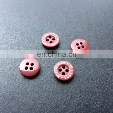New Design High Quality Red Plastic Resin Buttons for Cloths photo-6