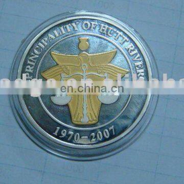 2015 Manufactory production nickel metal collection coin, China factory custom make challenge coin packed with plastic box