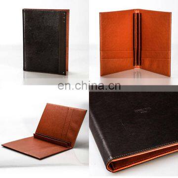 Fashion Design Handcrafted Leather Car Registration Document Holder