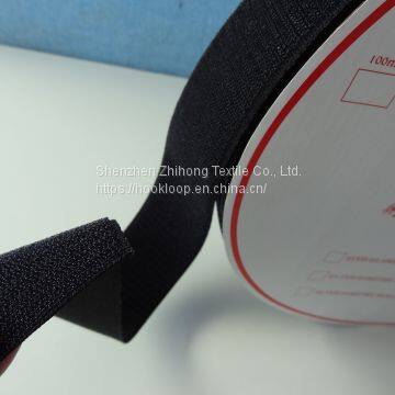 Plain weave elastic hook nylon fastener tape straps for sports equipment