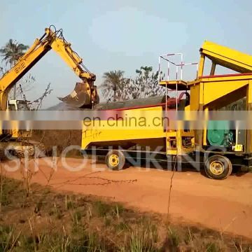 Gold Quality Alluvial Ore Scrubber Machine Gold Processing Plant