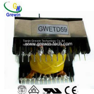 ETD type Core Type Using N67 Grade Material  High Frequency Transformers for PCB Circuits