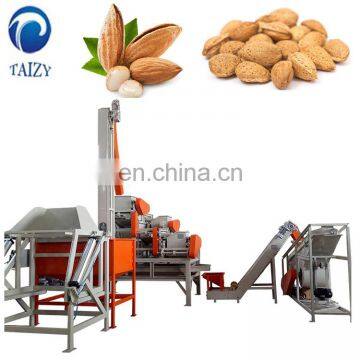 Automatic almond shelling machine production line