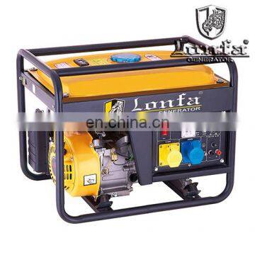 Single cylinder three phase 2kw gasoline generator manual for sale